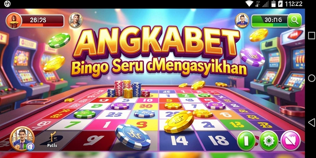 Tampilan gameplay Bingo yang menarik di ANGKABET.