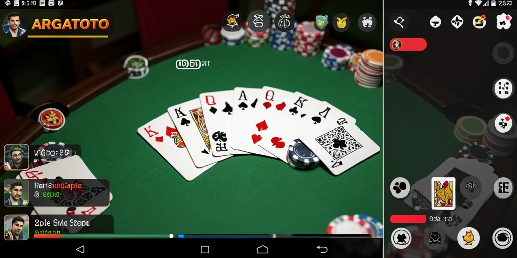 Gameplay ARGATOTO yang menarik dalam permainan Gaple