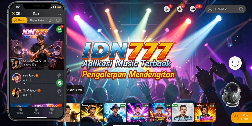 Tampilan gameplay IDN777 dengan berbagai pilihan lagu dan fitur menarik.