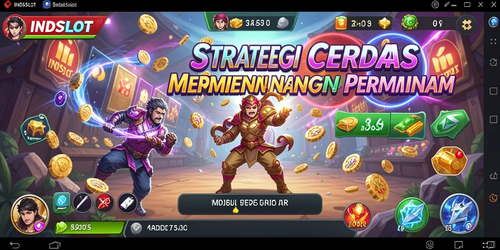 Tampilan gameplay INDSLOT dengan elemen strategi yang menegangkan.