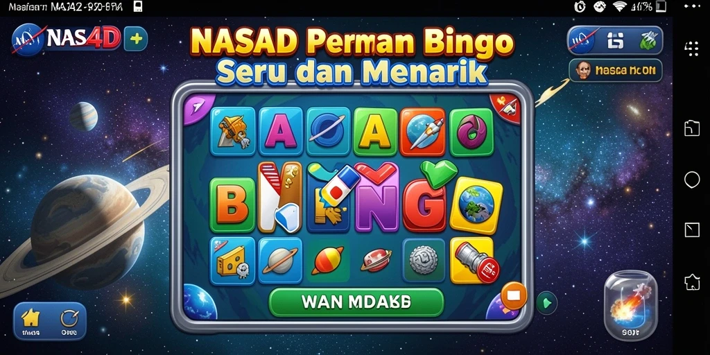 Tampilan gameplay Bingo yang seru dan interaktif di NASA4D.