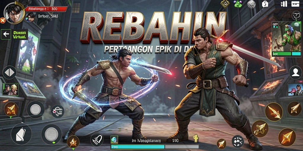 Tangkapan layar utama dari gameplay seru REBAHIN.