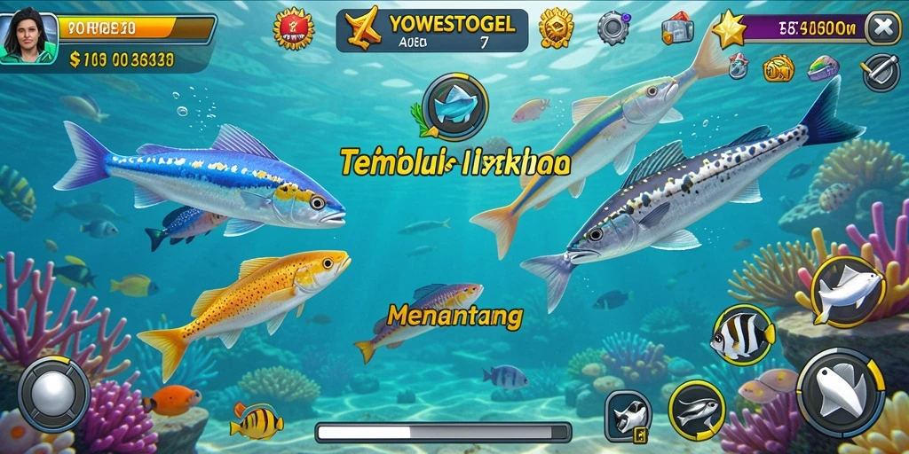 Tampilan menakjubkan dari gameplay Tembak Ikan YOWESTOGEL.