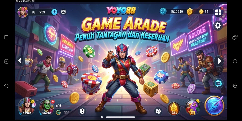 Tampilan gameplay YOYO88 yang seru dan menantang.