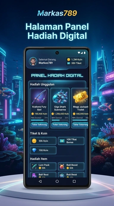 Screenshot aplikasi markas789 dengan berbagai pilihan aplikasi.